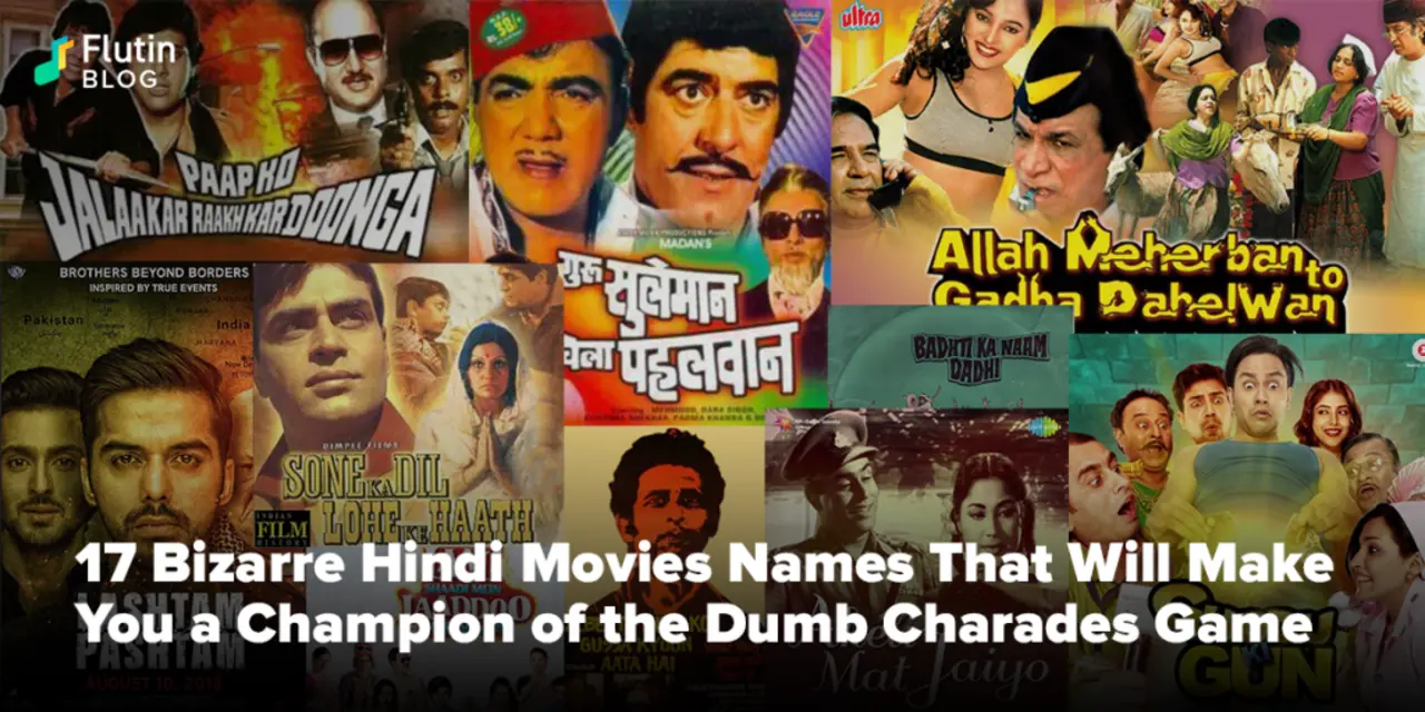 Which Bollywood movie titles have 4 or 5 words?